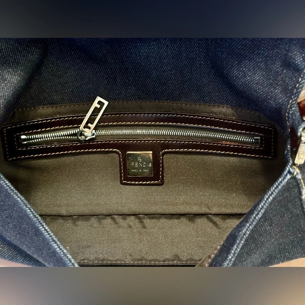Fendi Denim Baguette - Picture 9 of 14